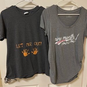 Bundle maternity graphic t-shirts